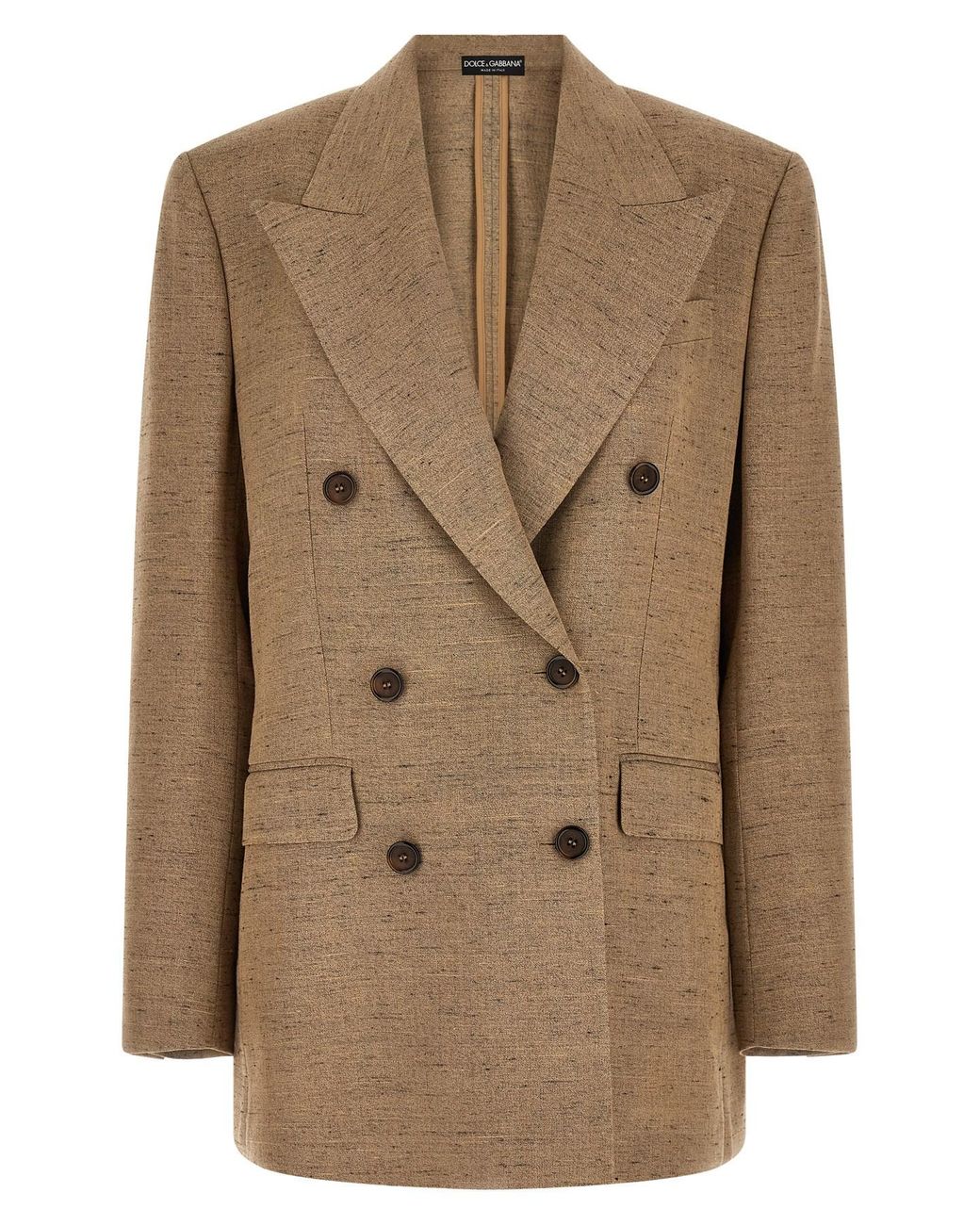 Dolce & Gabbana Natural Double-breasted Blazer