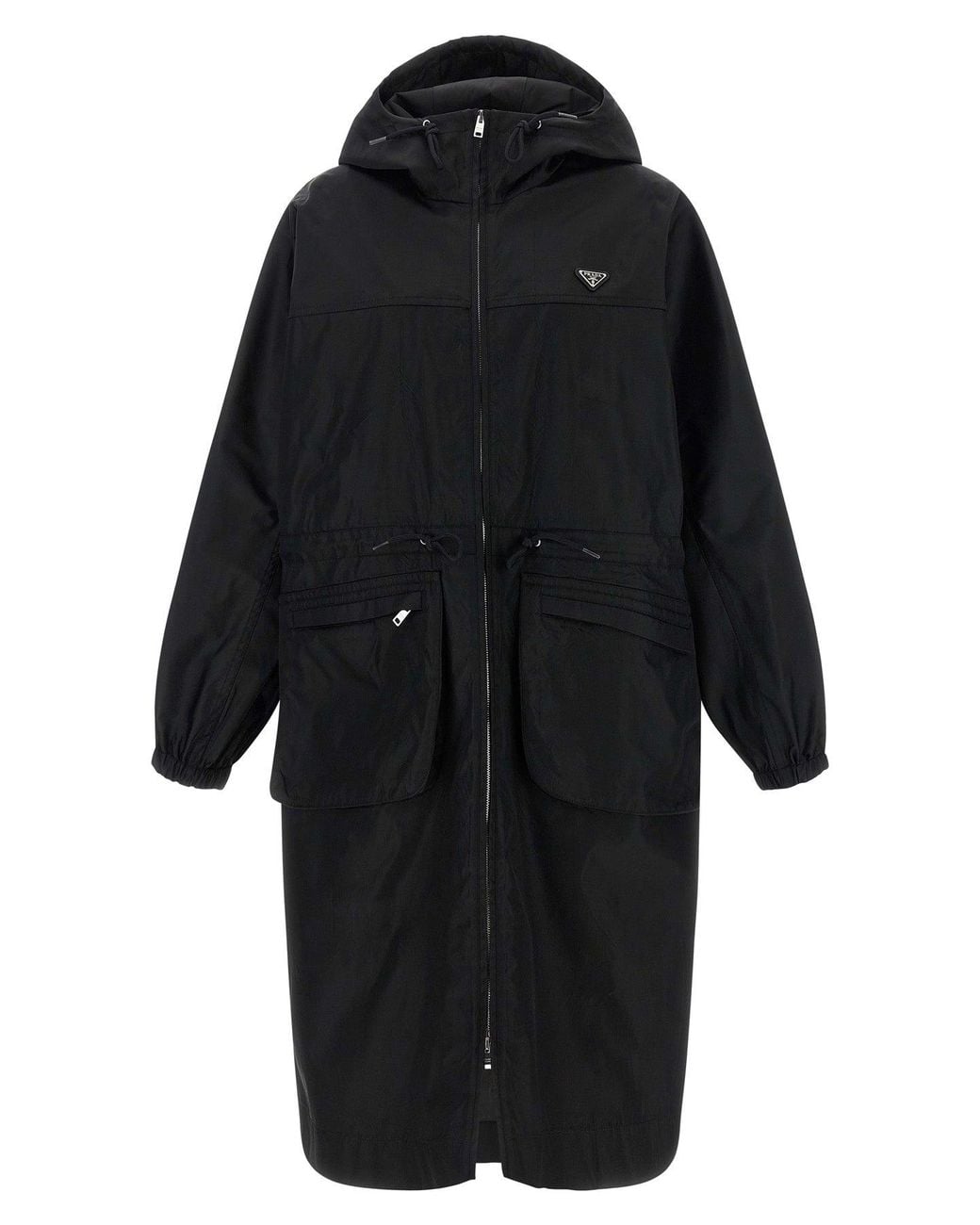 Prada Black Re-Nylon Raincoat