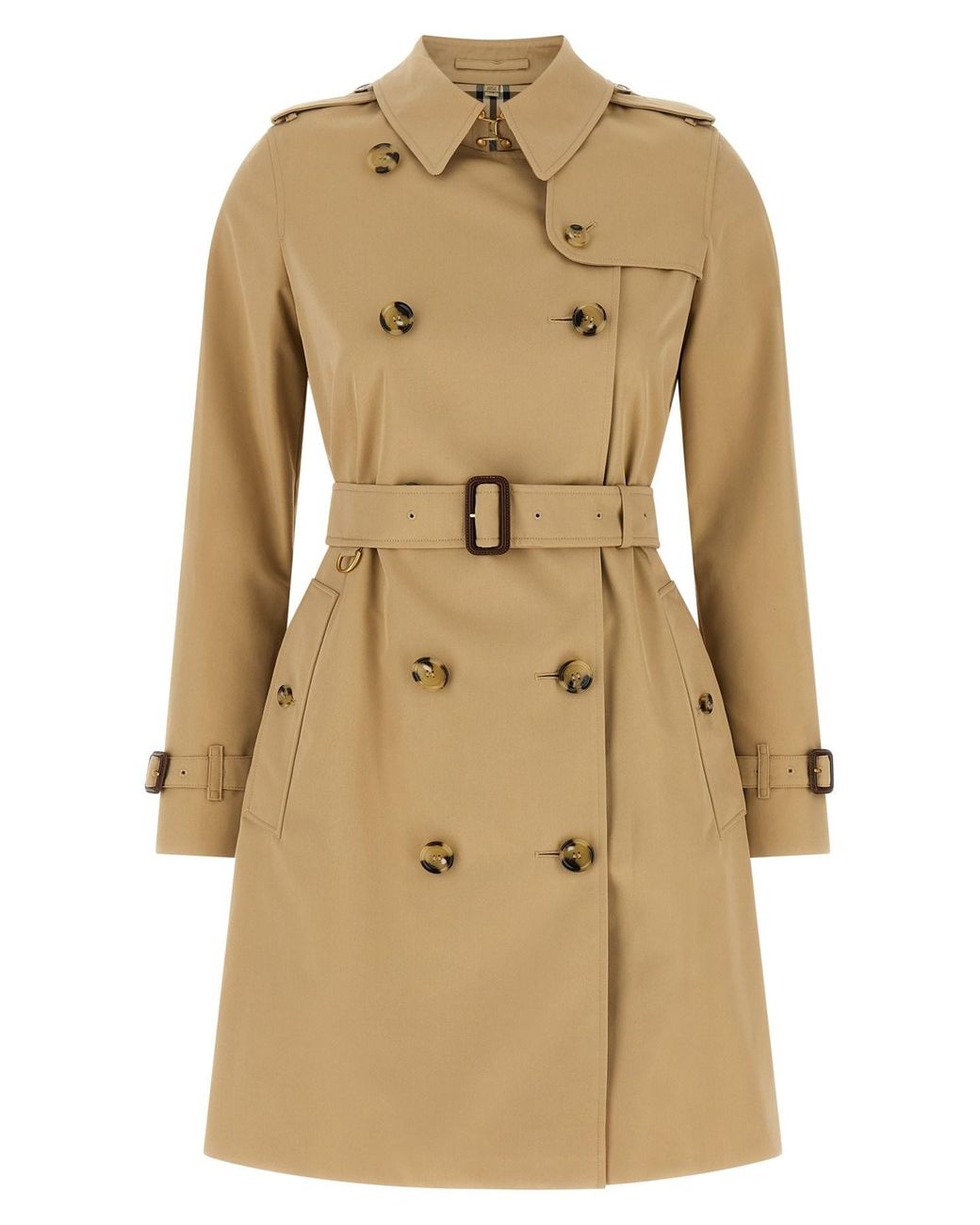 Burberry Natural 'kensington' Trench Coat
