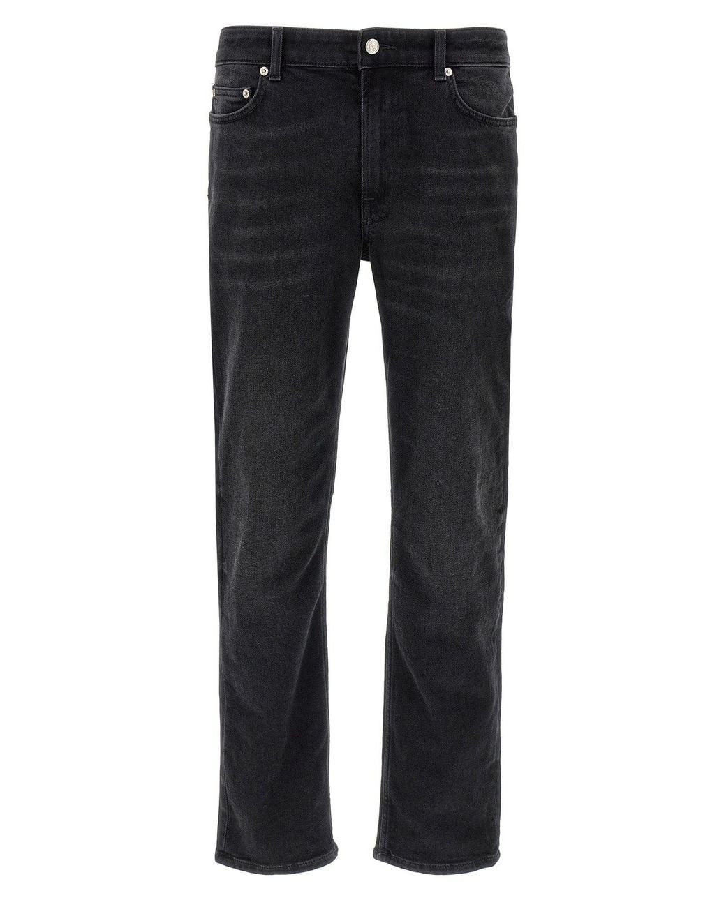 Department 5 Black Jeans 'Stones Pant 5Tk Slim Crop' for men
