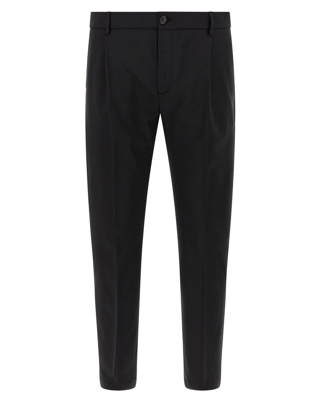 Department 5 Black 'Prince Pence Chino Slim' Trousers for men