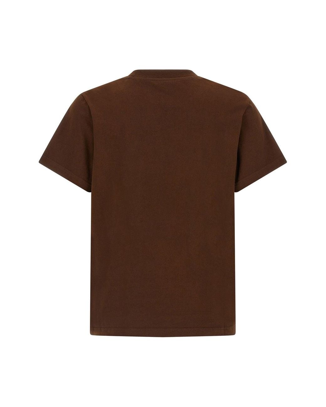 Entire studios Brown Structured Cotton T-Shirt for men