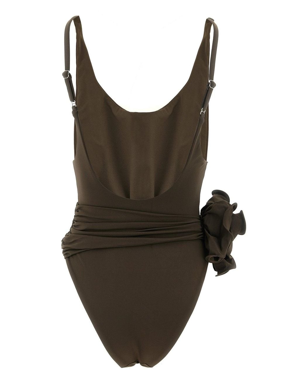 Magda Butrym Brown '05' One-Piece Swimsuit