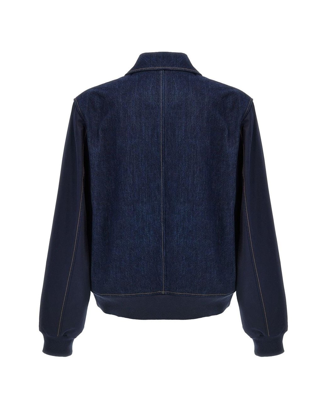 Wales Bonner Blue 'The Echo Denim Varsity' Jacket for men