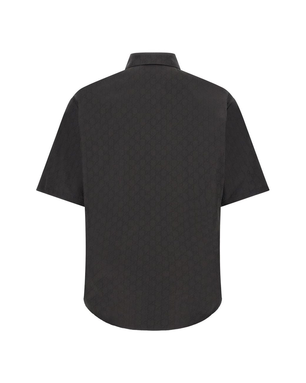 Gucci Black Gg Zip Shirt for men