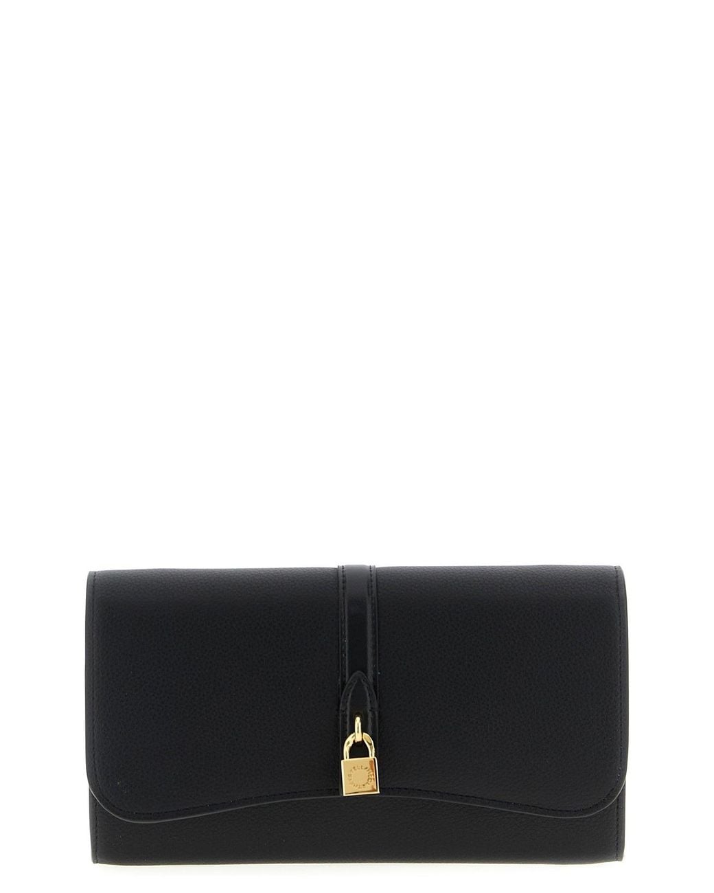 Stella McCartney Black 'Ryder' Wallet On Chain