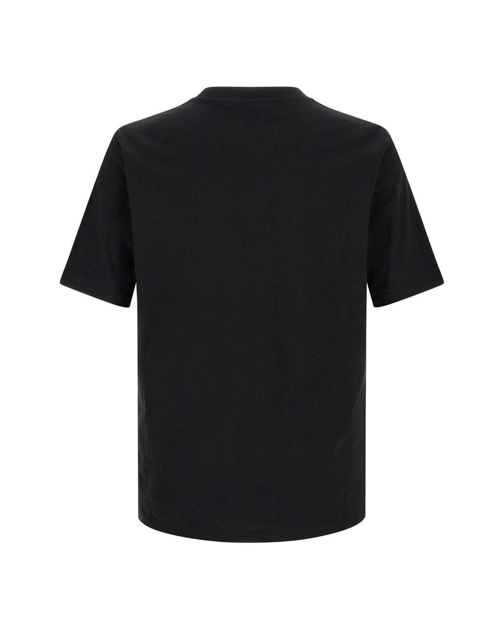 Amiri Black Staggered Logo T-Shirt for men