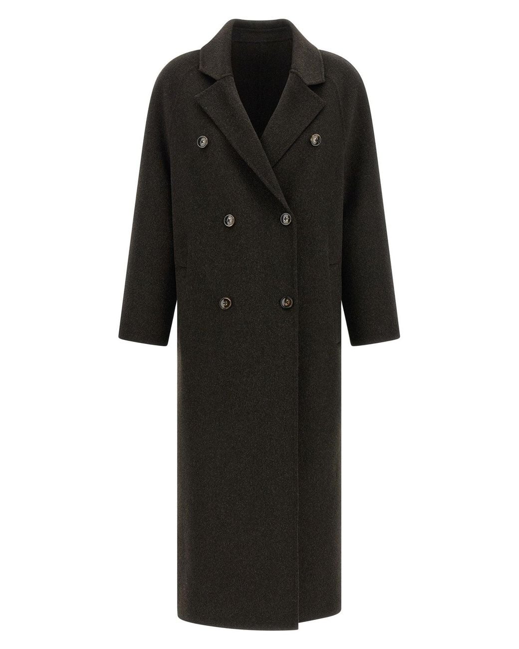 Loulou de Saison Black Irvin Double-Breasted Coat