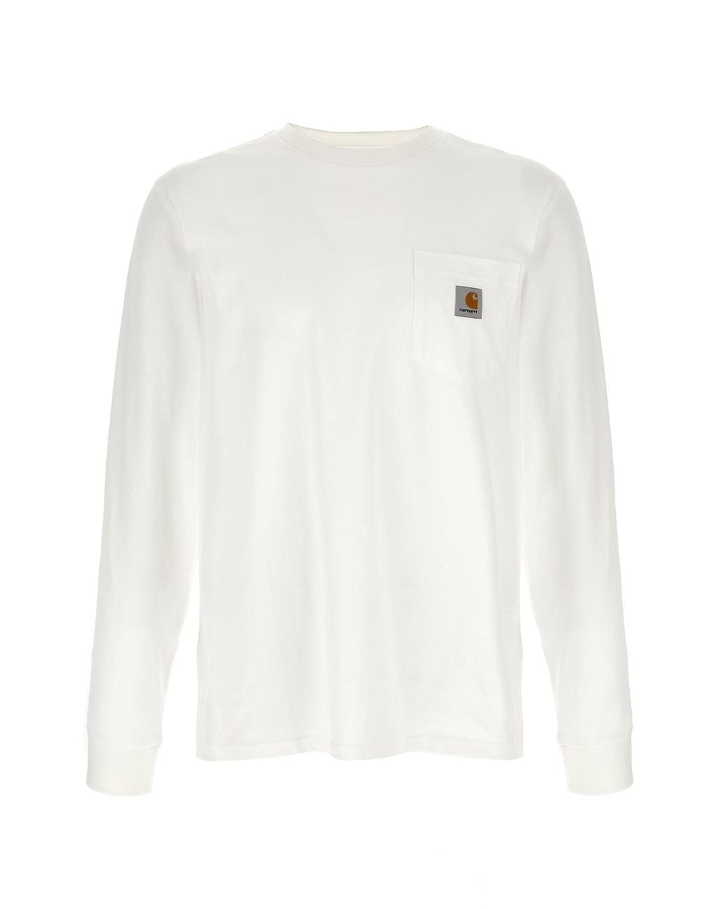 Carhartt White T-Shirt With Patch Pocket for men