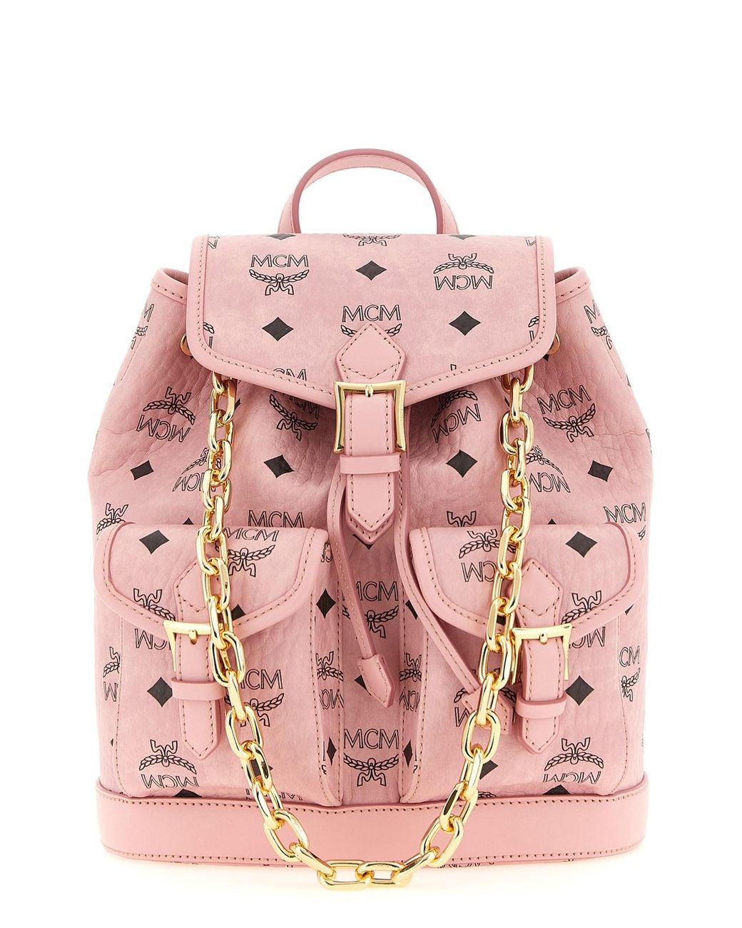 MCM Pink 'aren' Mini Backpack