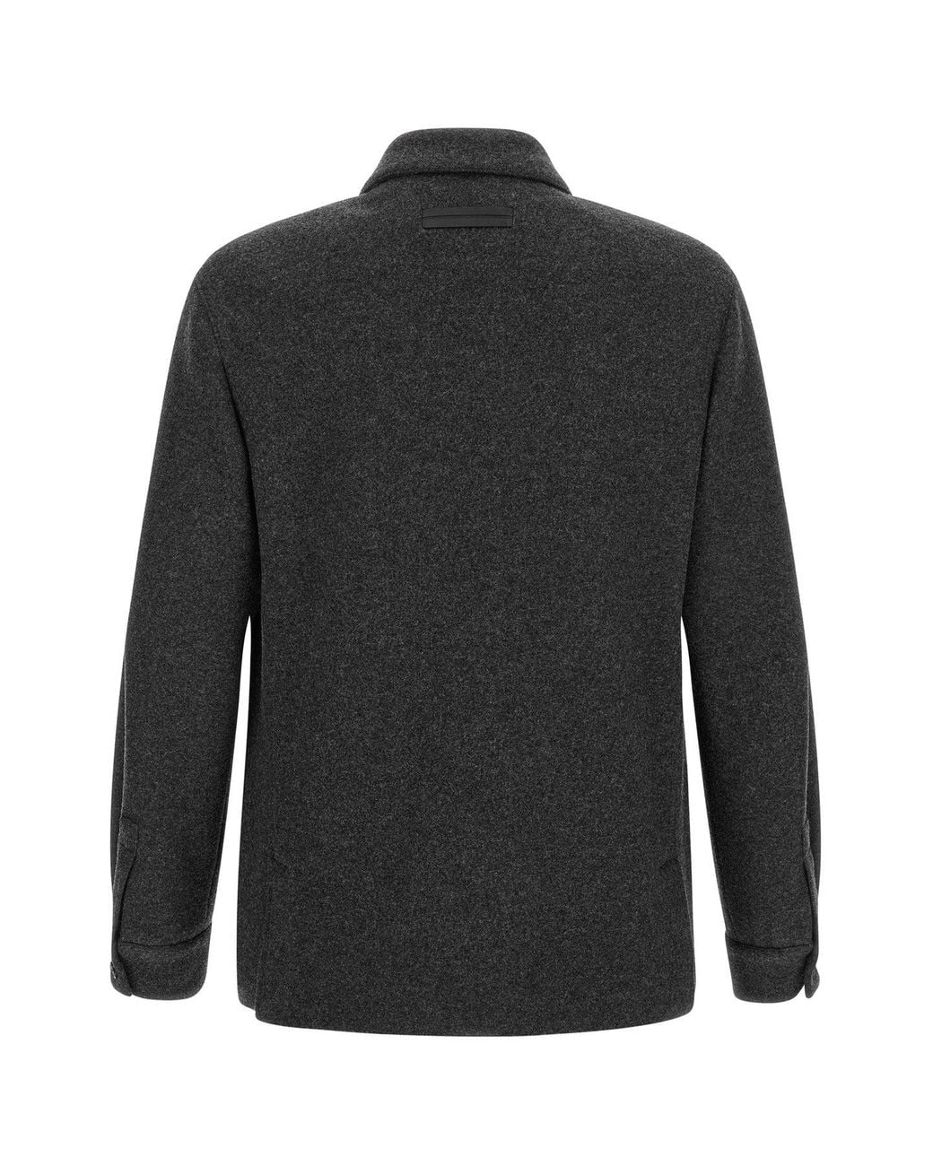 Zegna Black Jersey Overshirt for men