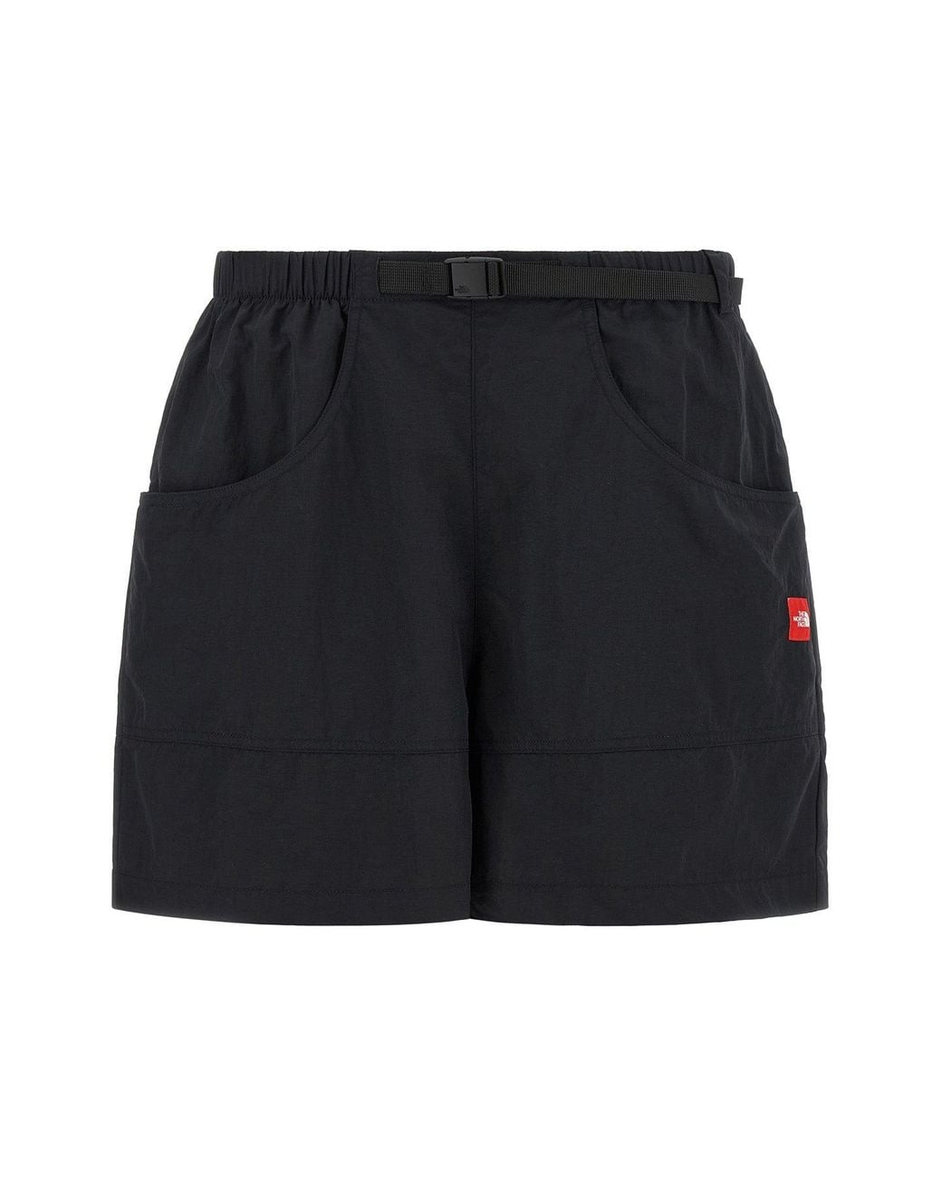 The North Face Black Bermuda Shorts With Integrated Belt for men