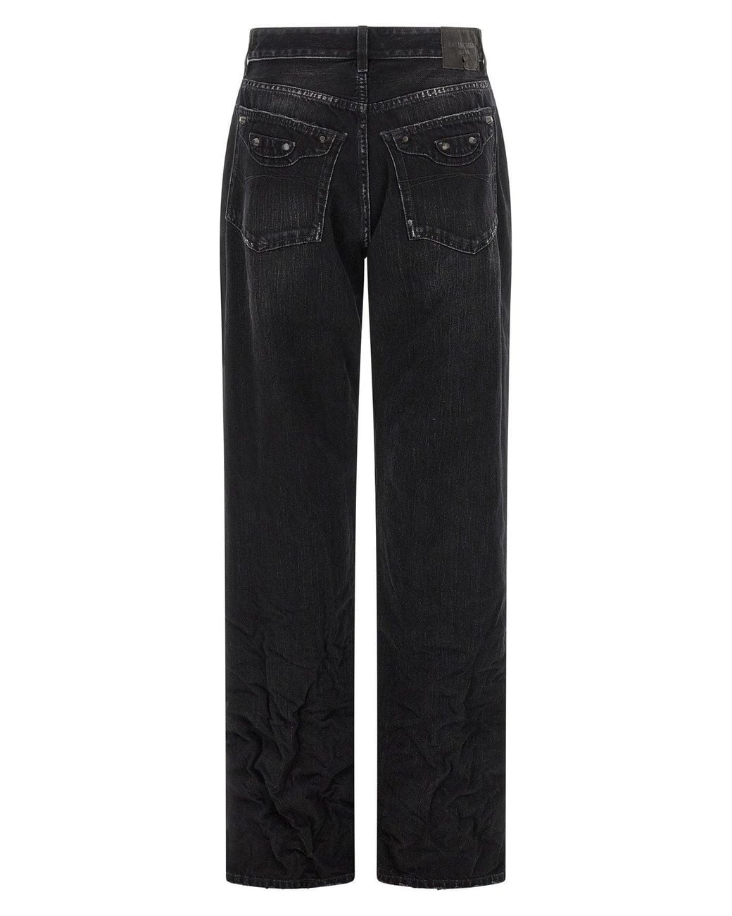 Balenciaga Black 'City Straight Pants' Jeans