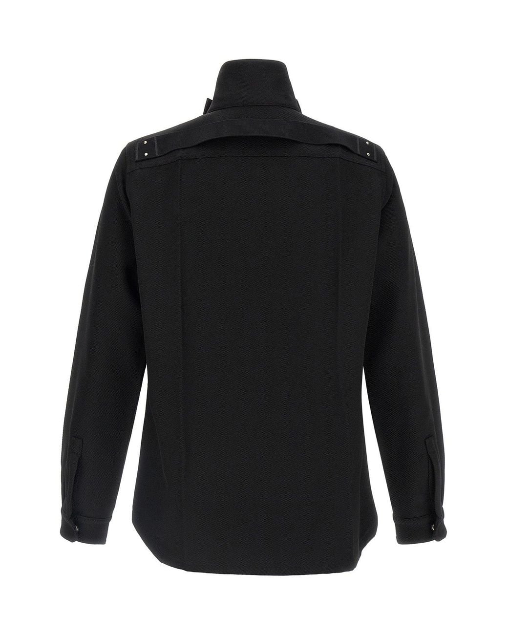Rick Owens Black Outershirt Jacket for men