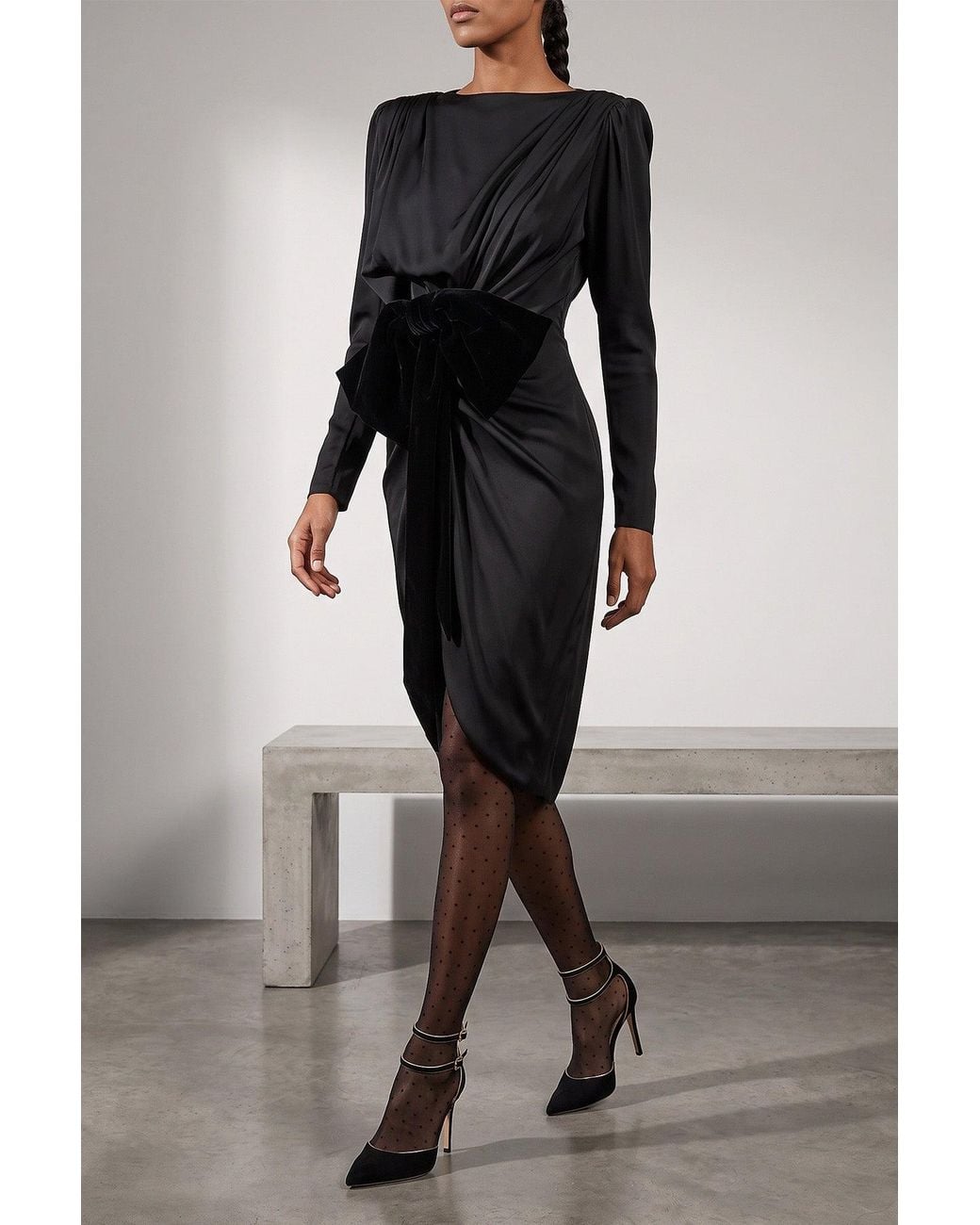 Gianvito Rossi Black 'Ivette' Pumps