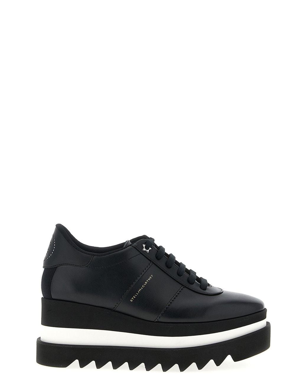 Stella McCartney Black 'Sneak-Elyse' Sneakers
