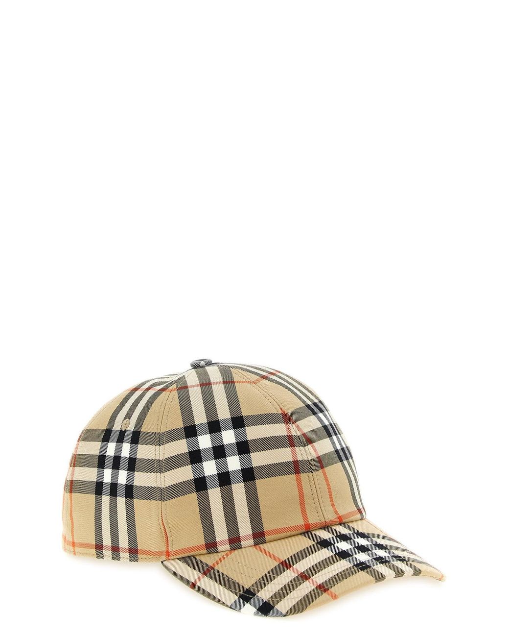 Burberry Natural Baseballkappe 'Classic Check'