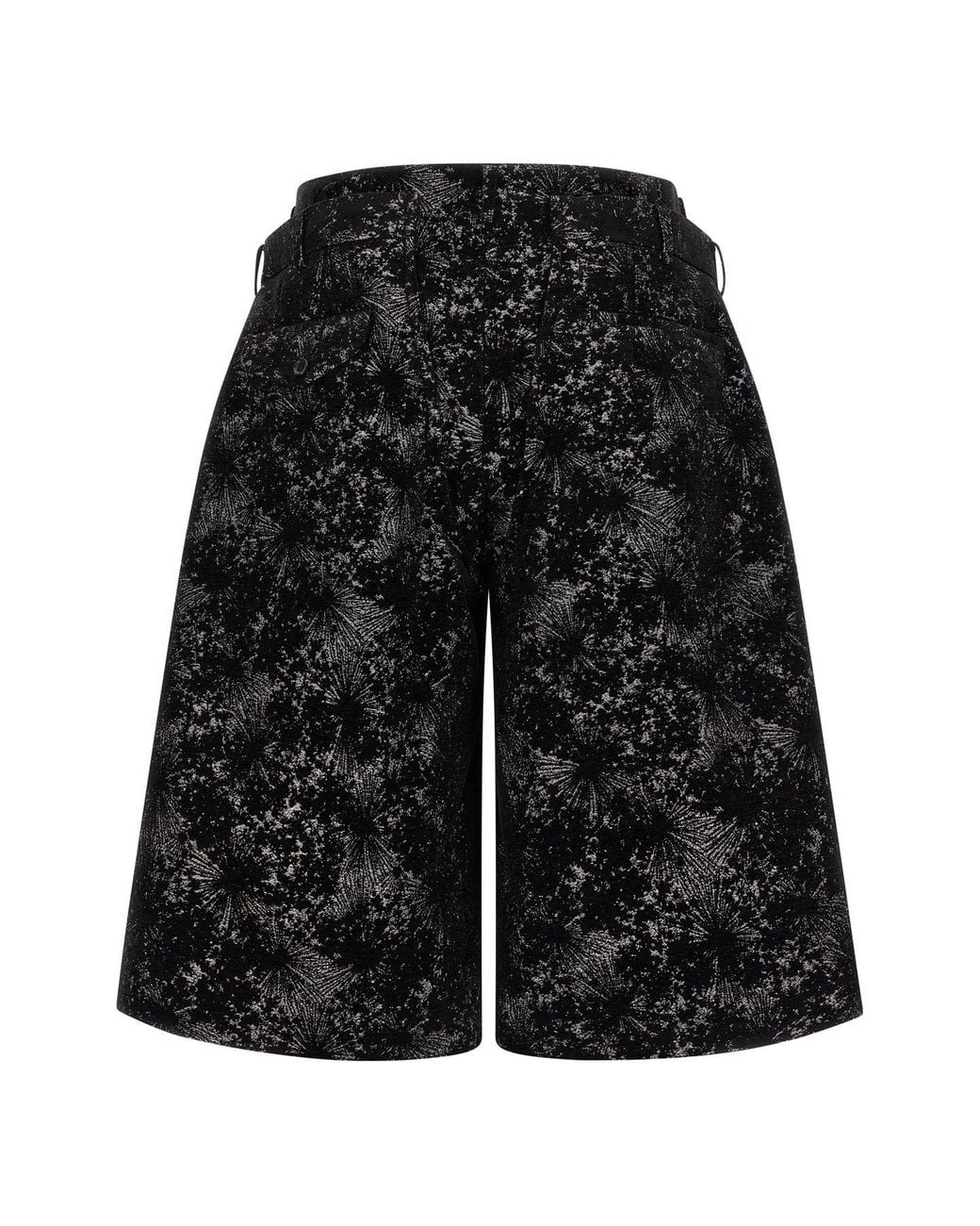 Comme des Garçons Black Double Waistband Bermuda Shorts for men