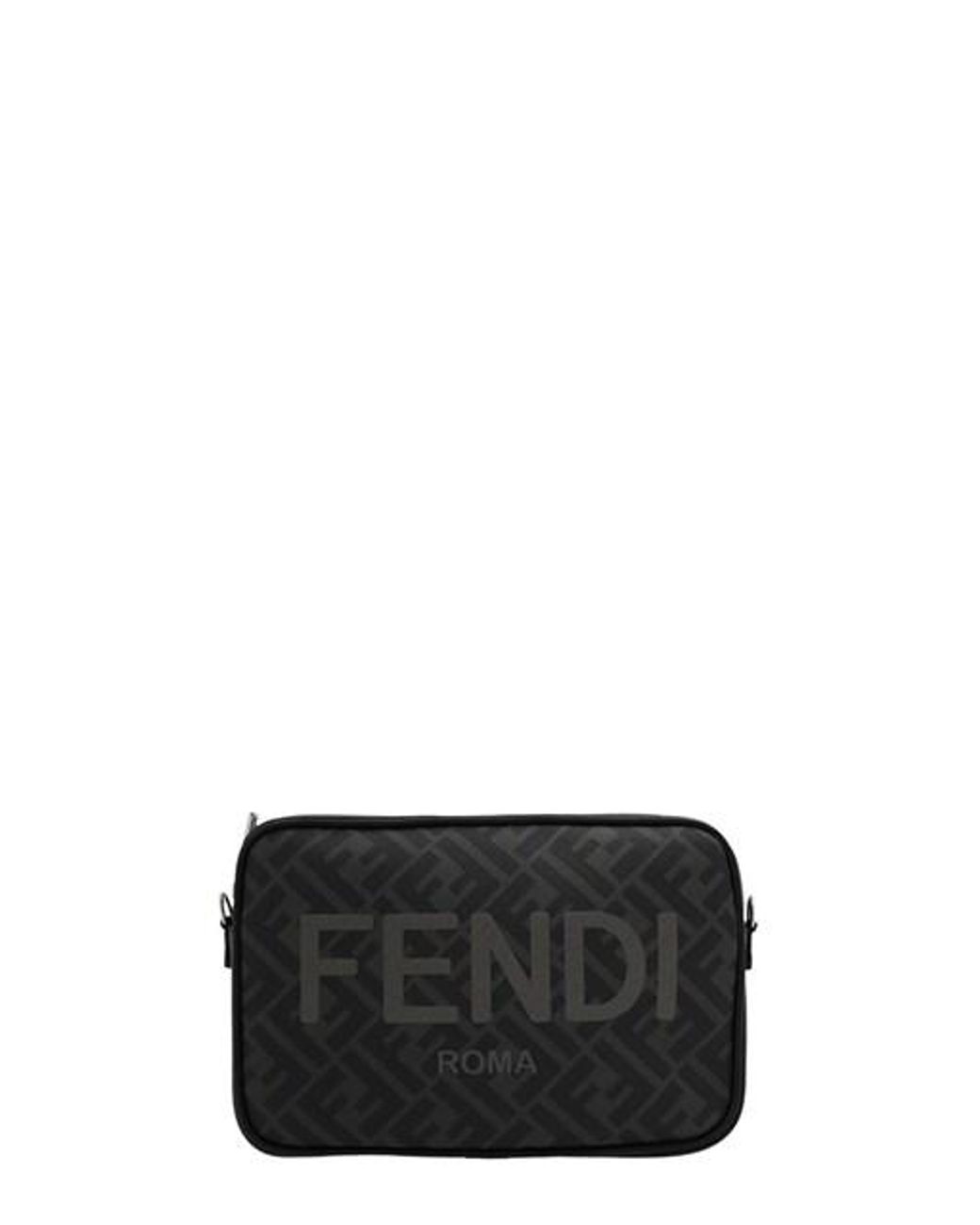 Fendi 'camera Case' Crossbody Bag in Black for Men Lyst