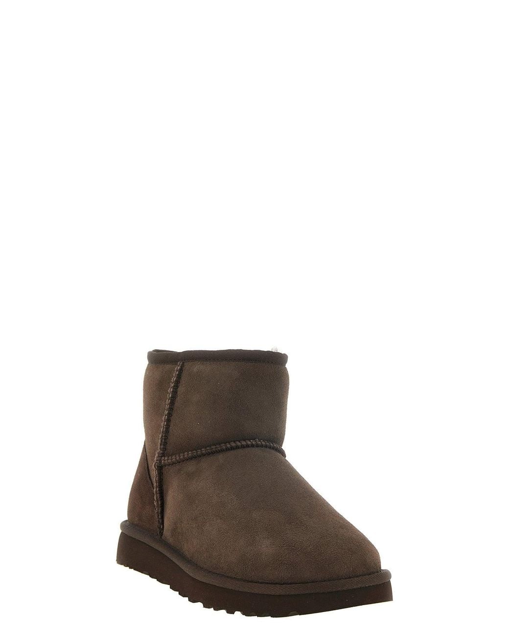 Ugg Brown 'Classic Mini Ii' Ankle Boot