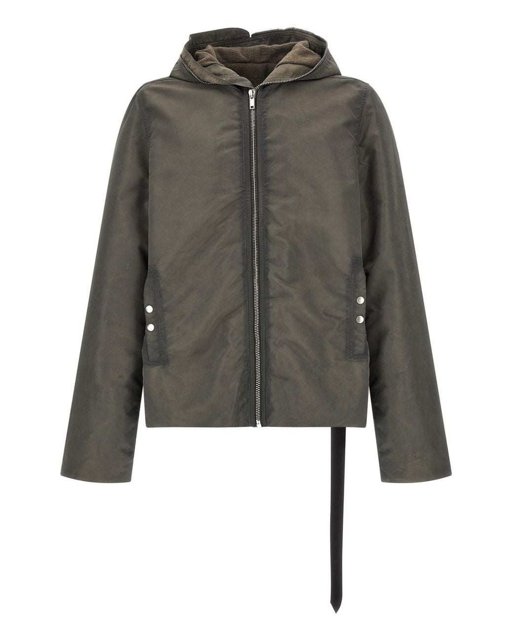 Rick Owens Gray 'gimp Zipfront' Jacket for men