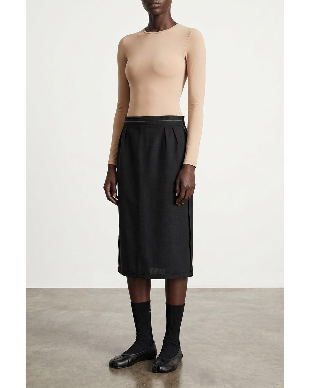 Maison Margiela Black 'Tabi' Socks