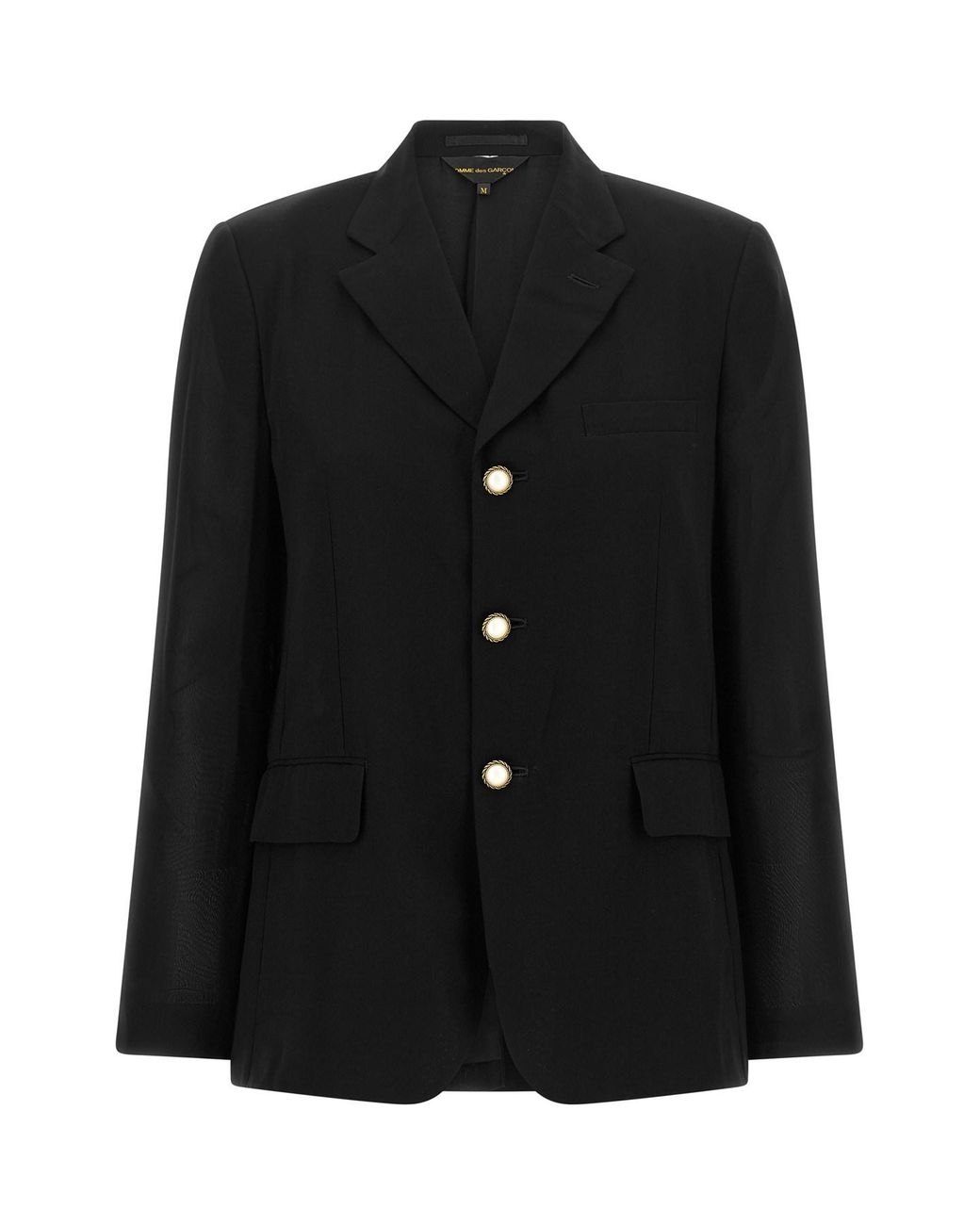 Comme des Garçons Black Jewel Buttons Blazer
