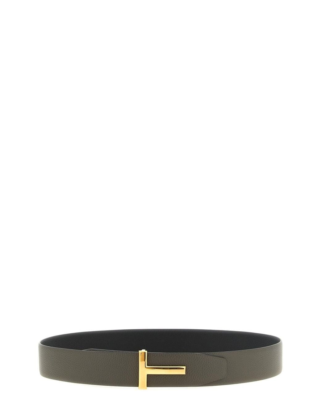Tom Ford Black 'Icon' Reversible Belt for men