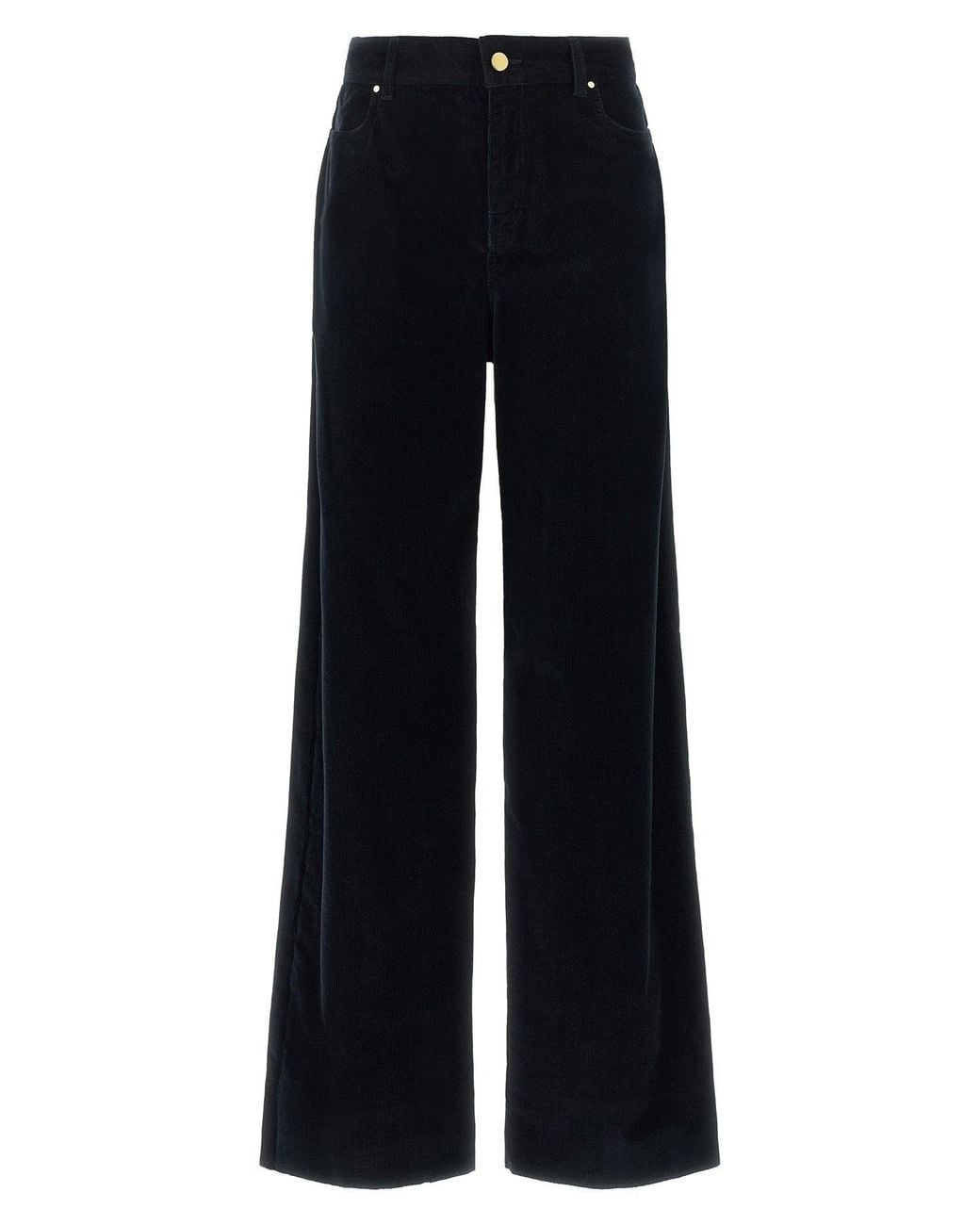 Max Mara Blue Palazzo Trousers 'Fragola'
