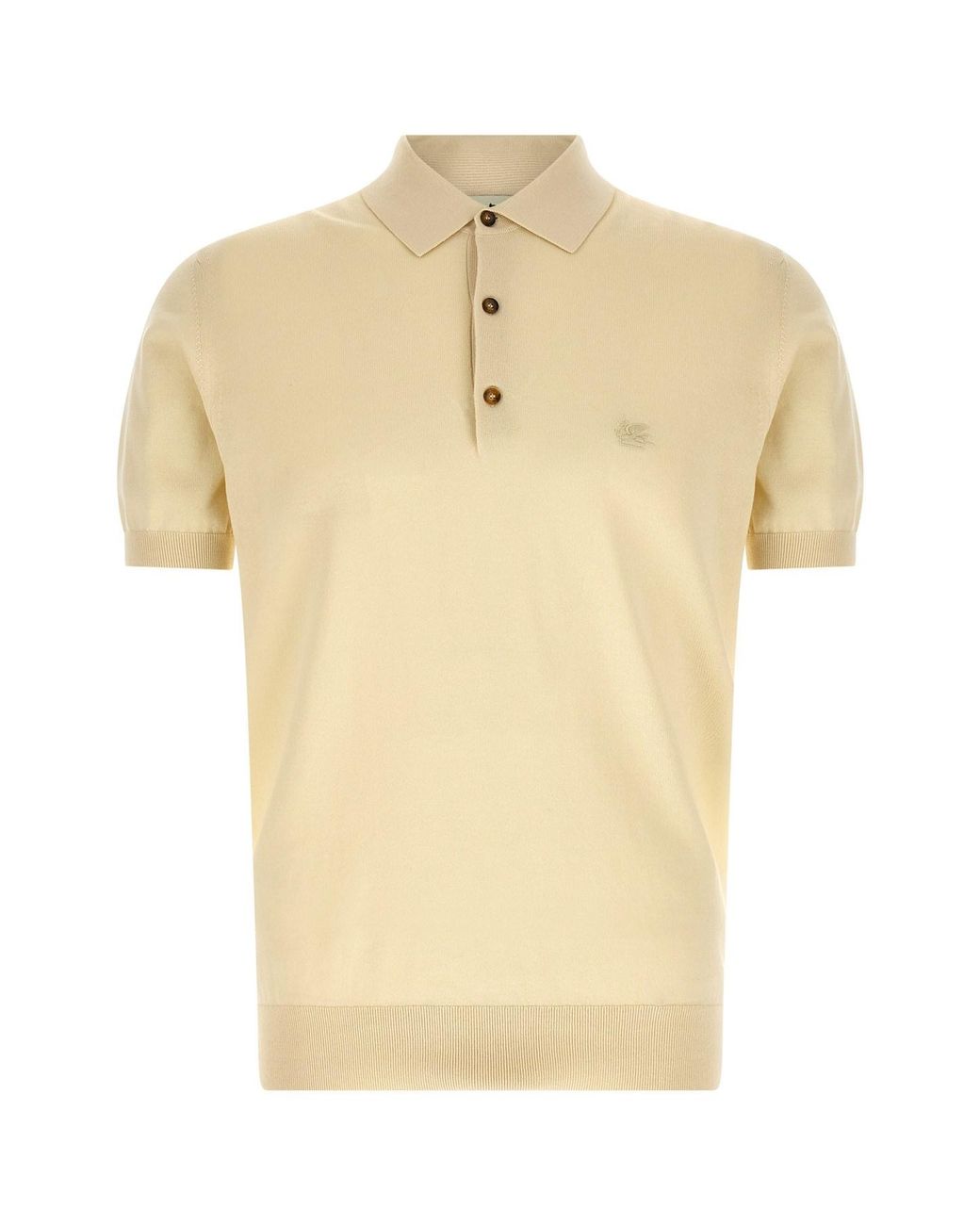 Etro Natural 'pegaso' Polo Shirt for men