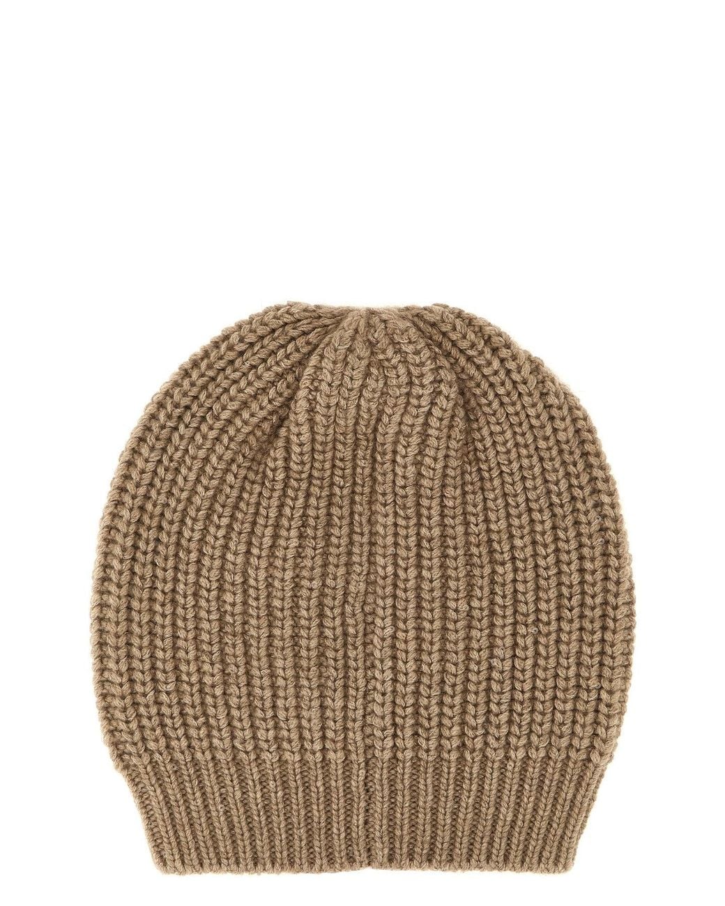 Brunello Cucinelli Brown Beanie