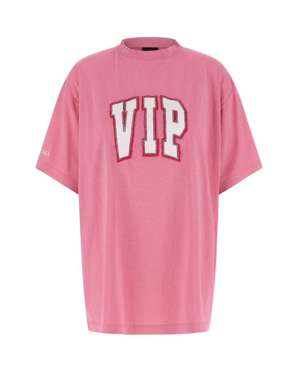 Balenciaga Pink T-Shirt 'Vip Team'