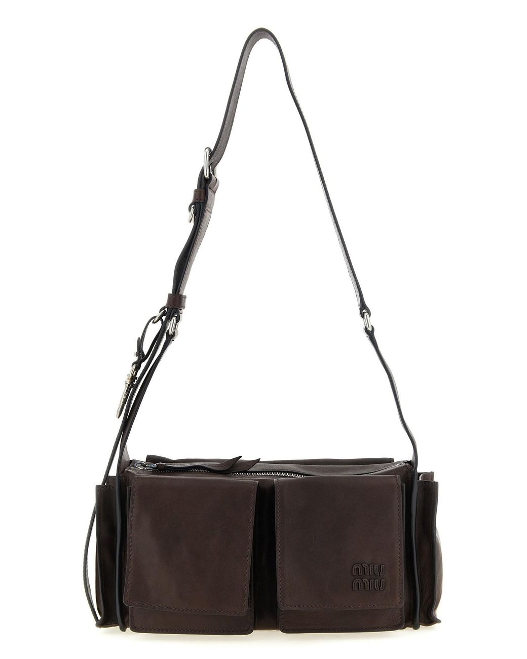 Miu Miu Black 'utilitaire' Crossbody Bag