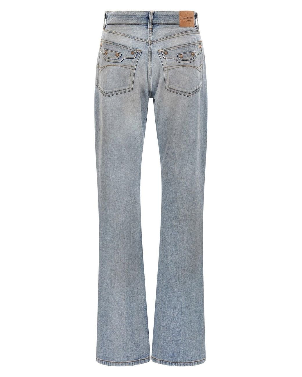 Balenciaga Blue Jeans 'City Straight Pants'