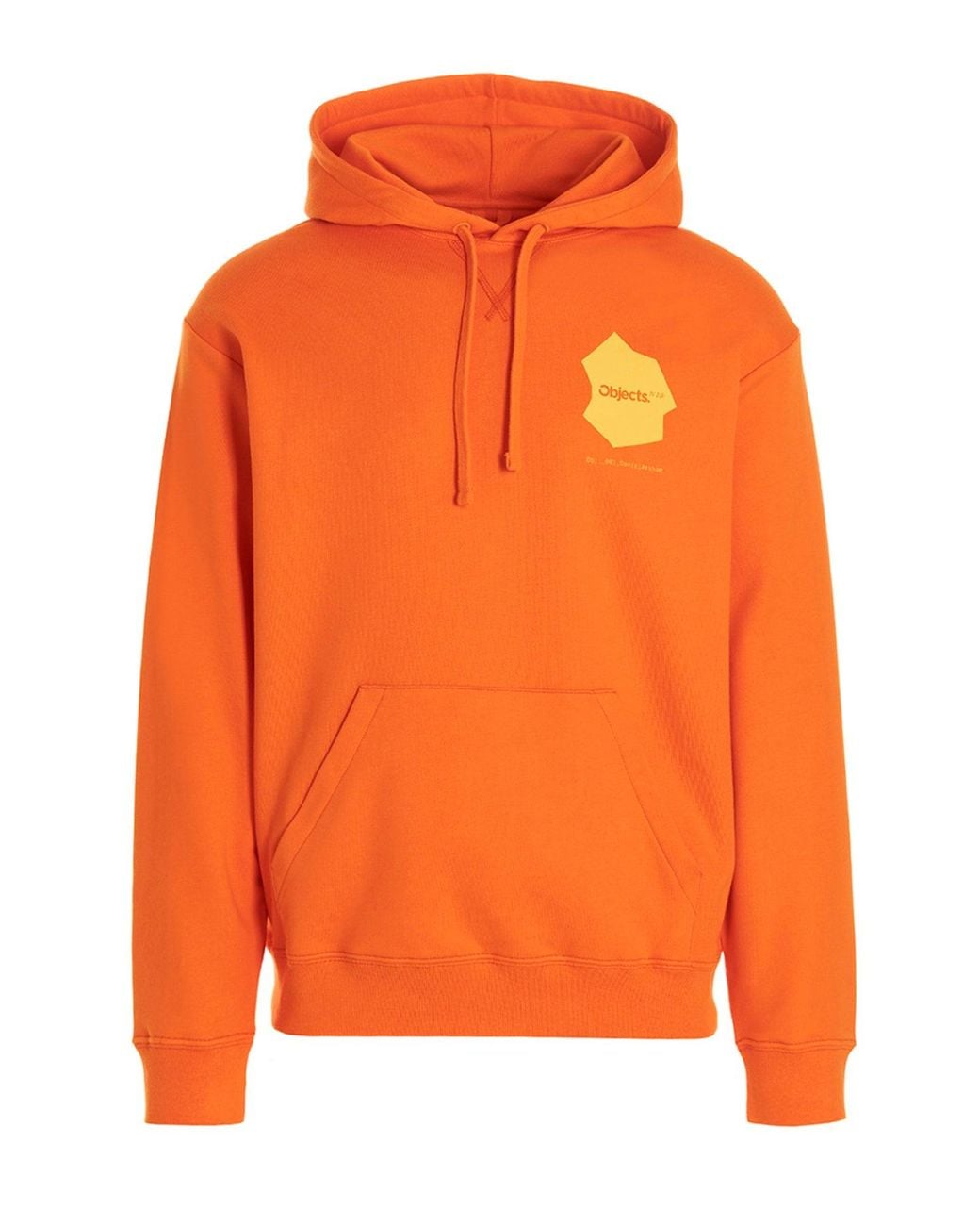 Objects IV Life Orange Hoodie 'Continuity Print Hoody' for men