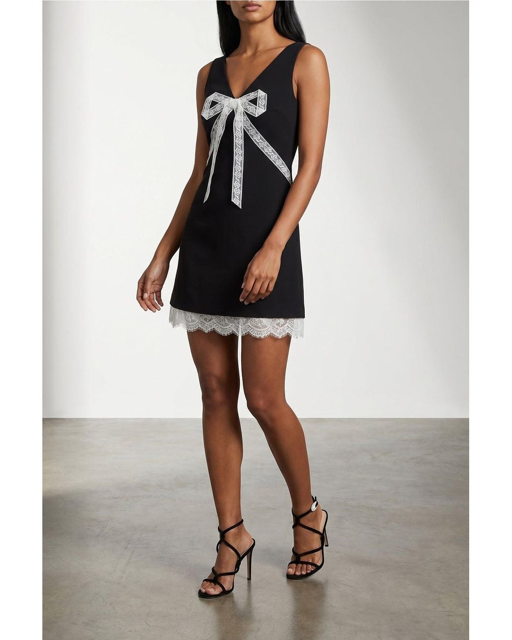Gianvito Rossi Black Sandal With Crystal Buckle