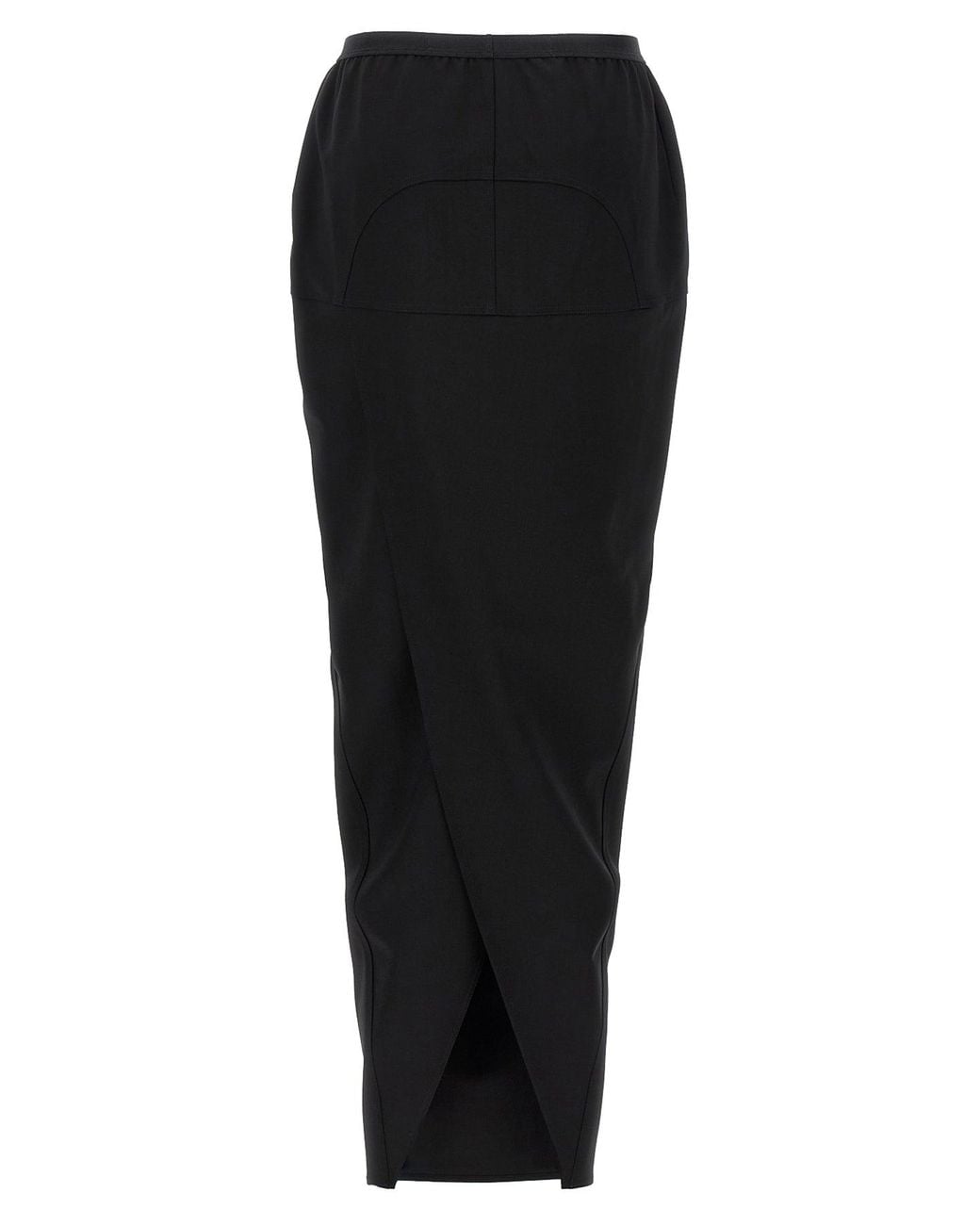 Rick Owens Black 'Soft Pillar Long' Skirt