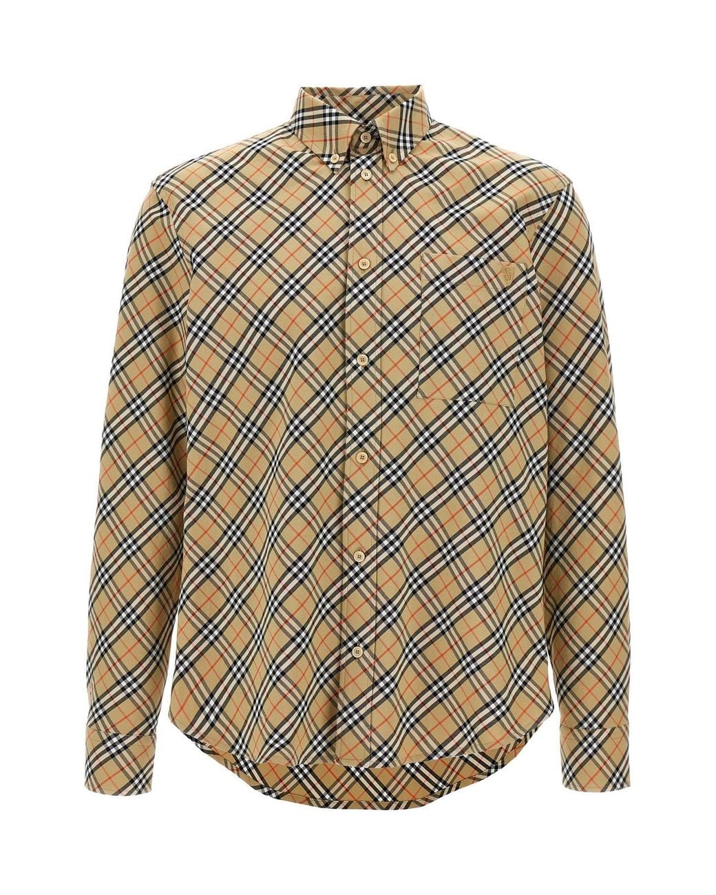 Burberry Natural Shirt 'Check' for men