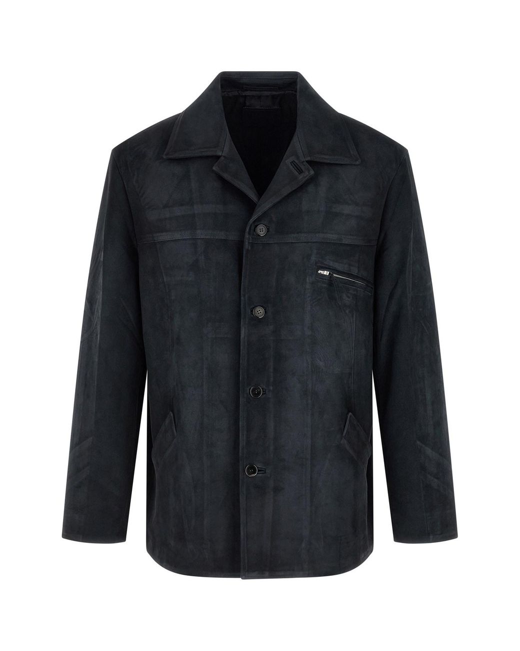 Prada Blue Suede Jacket for men