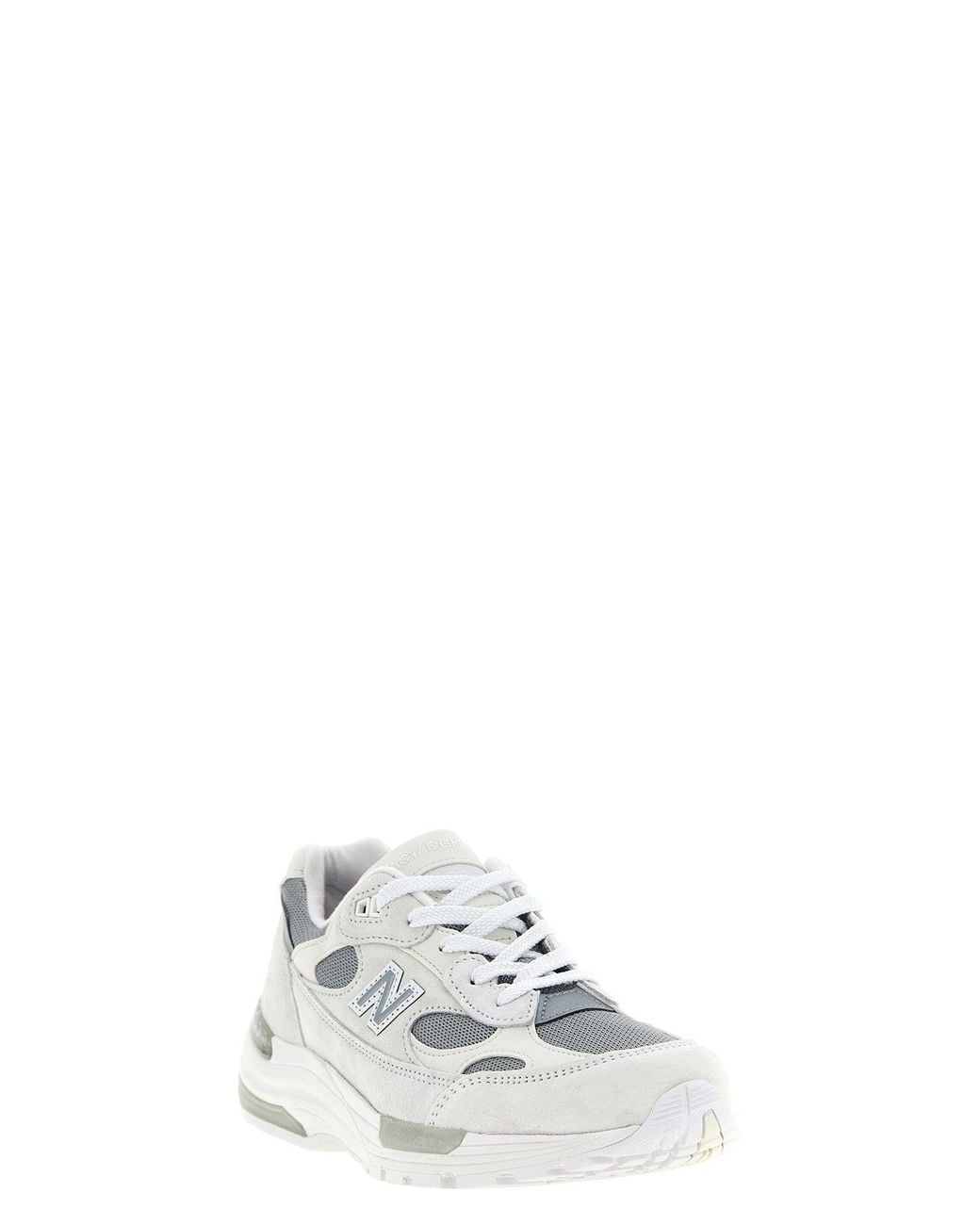 New Balance White Sneaker '992 Made