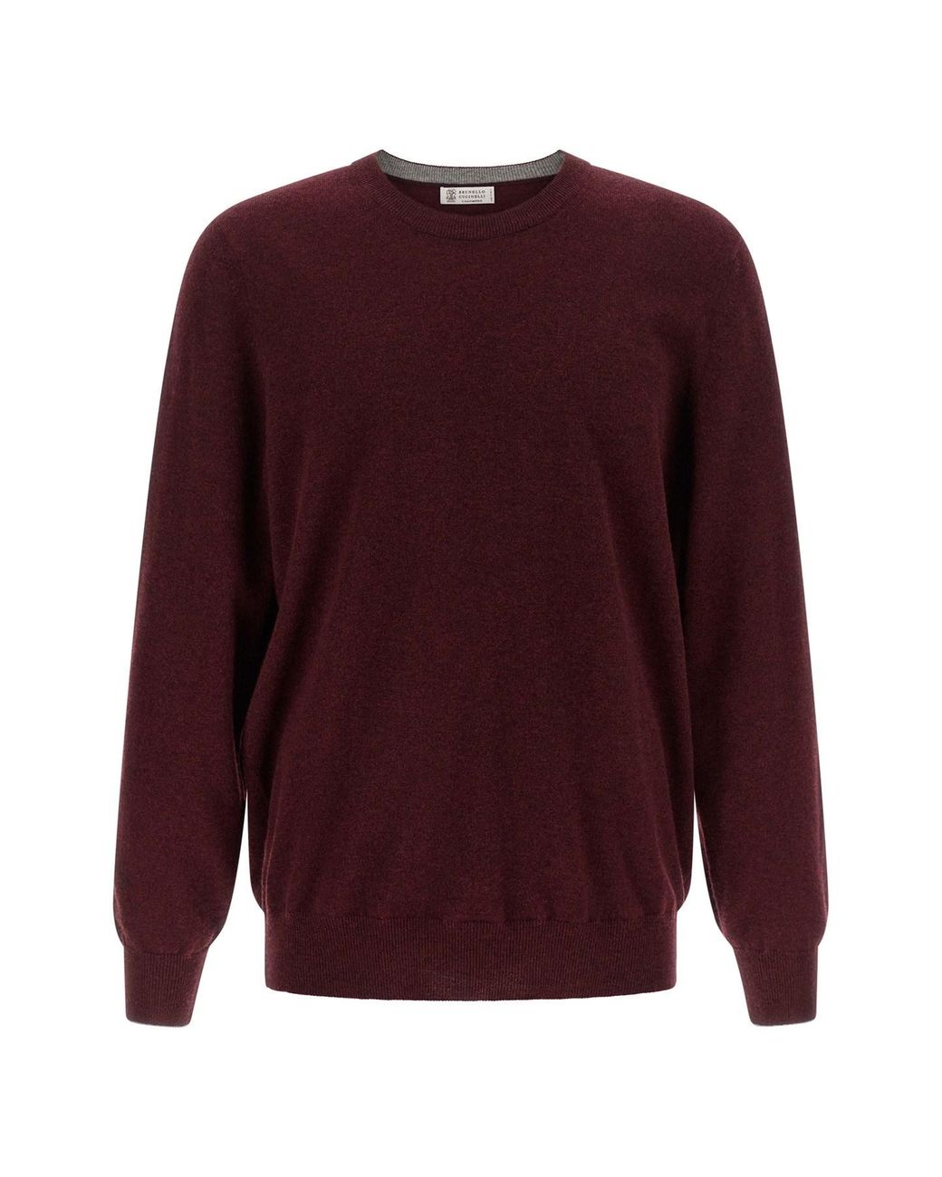 Brunello Cucinelli Purple Cashmere Sweater for men