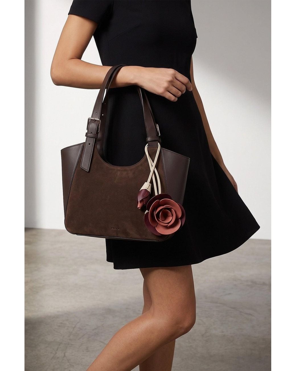 Furla Brown 'Dora S' Handbag