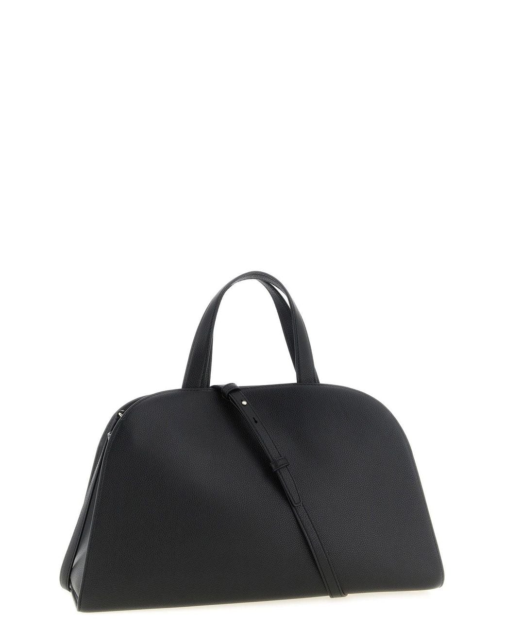 Tory Burch Black Romy Bauletto Bag With Knotted Belt Detail