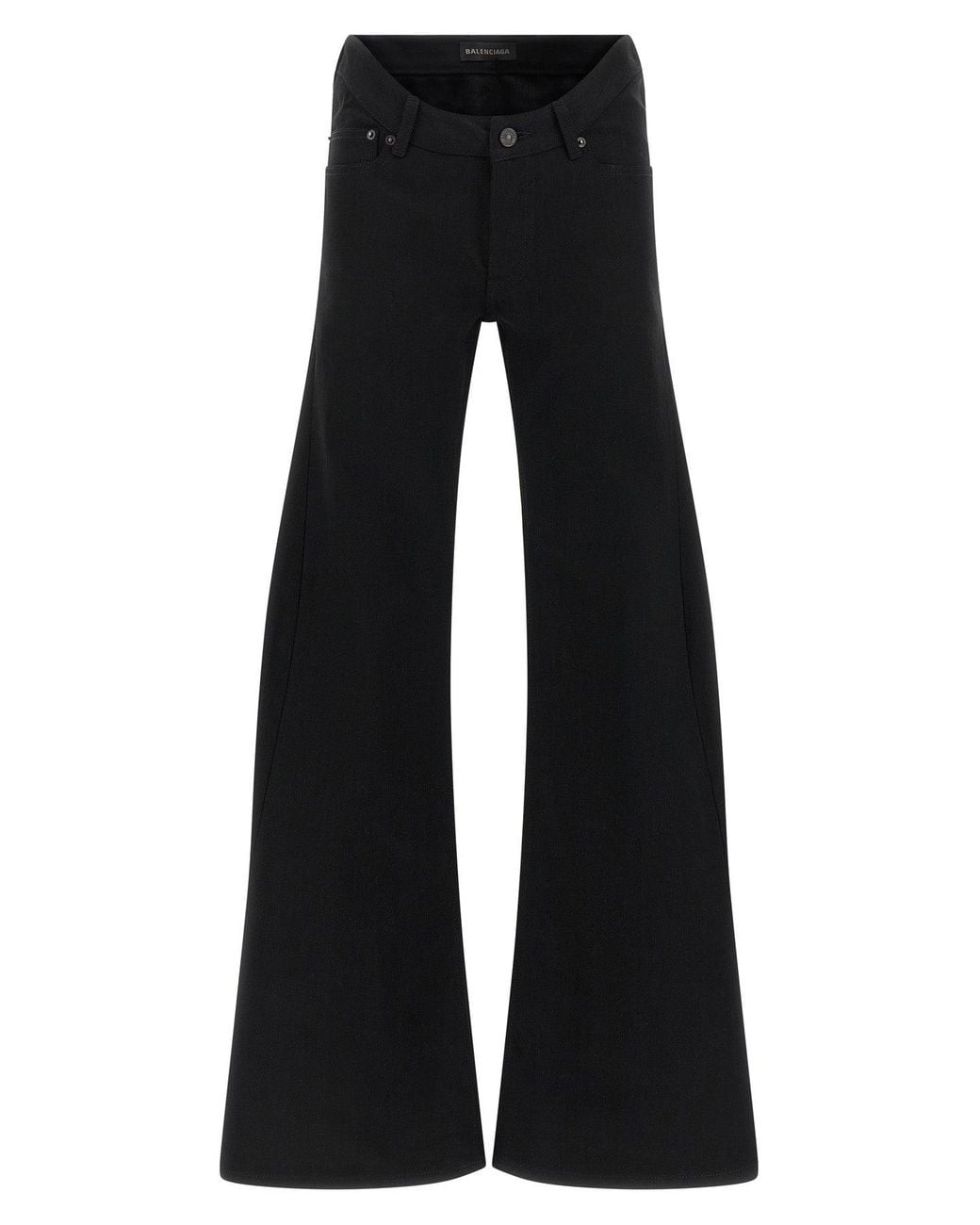 Balenciaga Black 'Curved Waist' Jeans