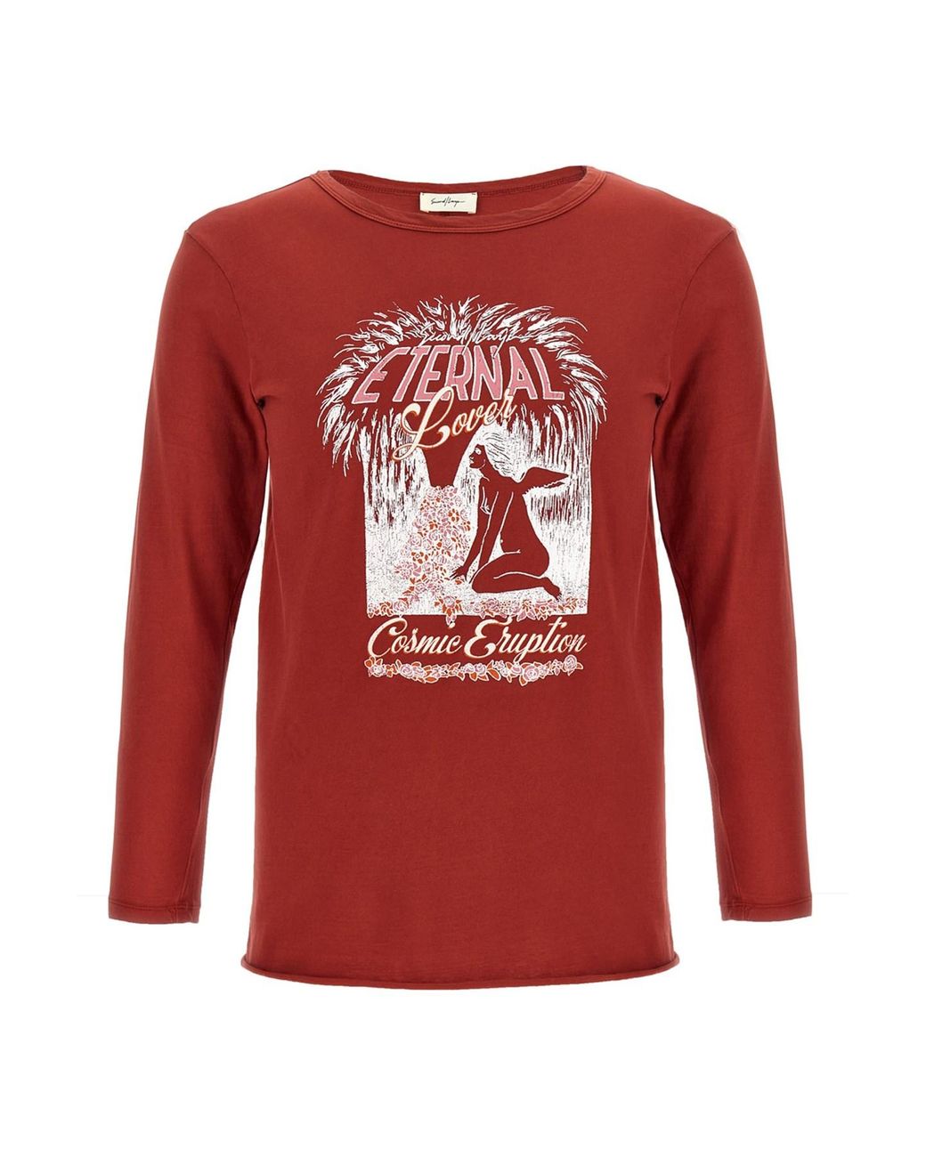 Second/Layer Red 'eternal Lover' T-shirt for men
