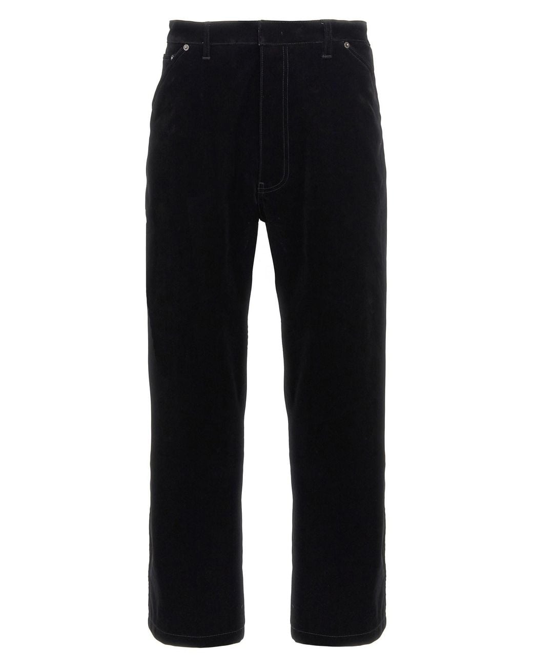 Prada Blue Velvet Pants for men
