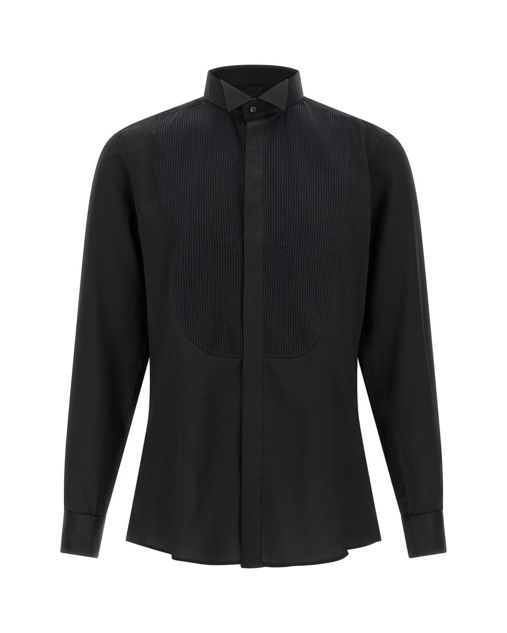 Pal Zileri Black Tuxedo Shirt - Ceremony Line for men