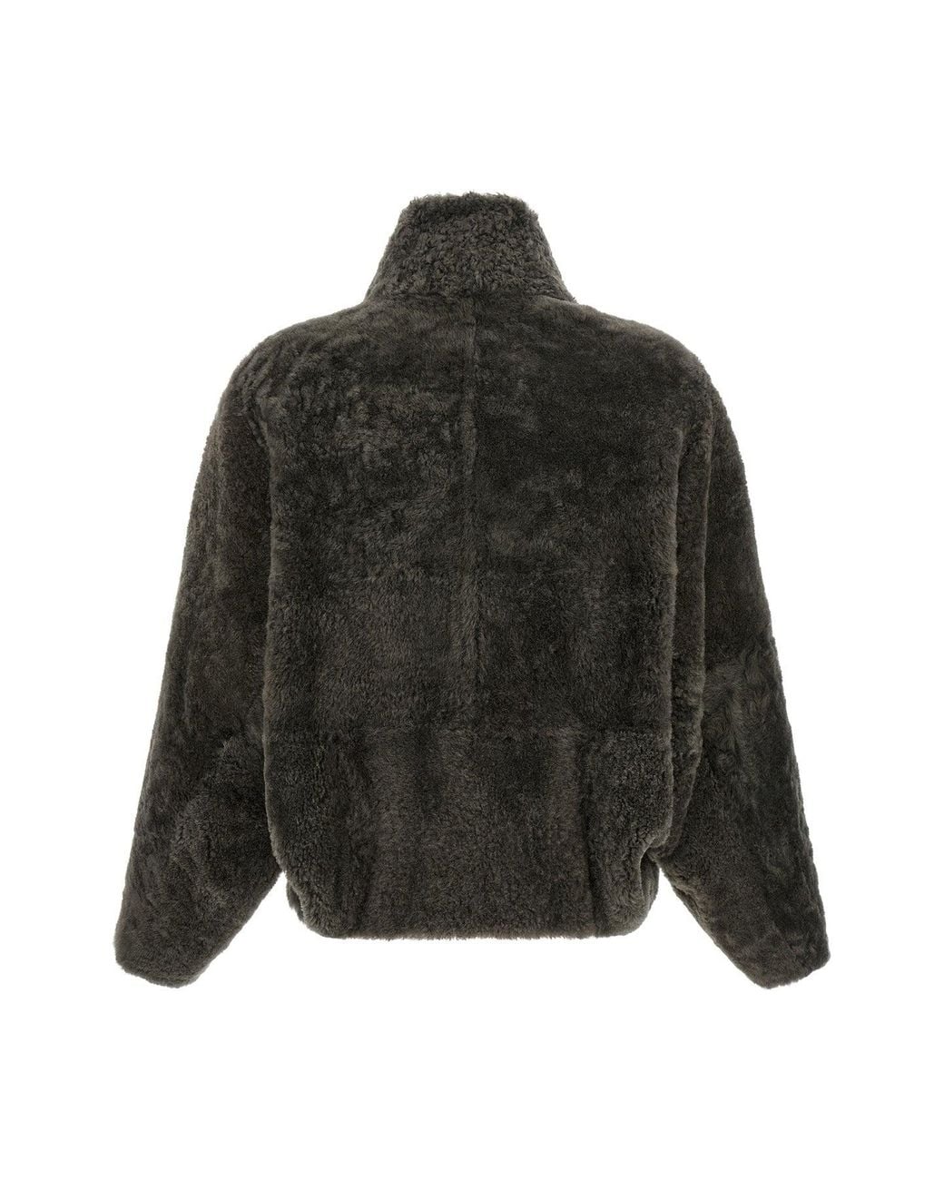 Brunello Cucinelli Black Cropped Fur