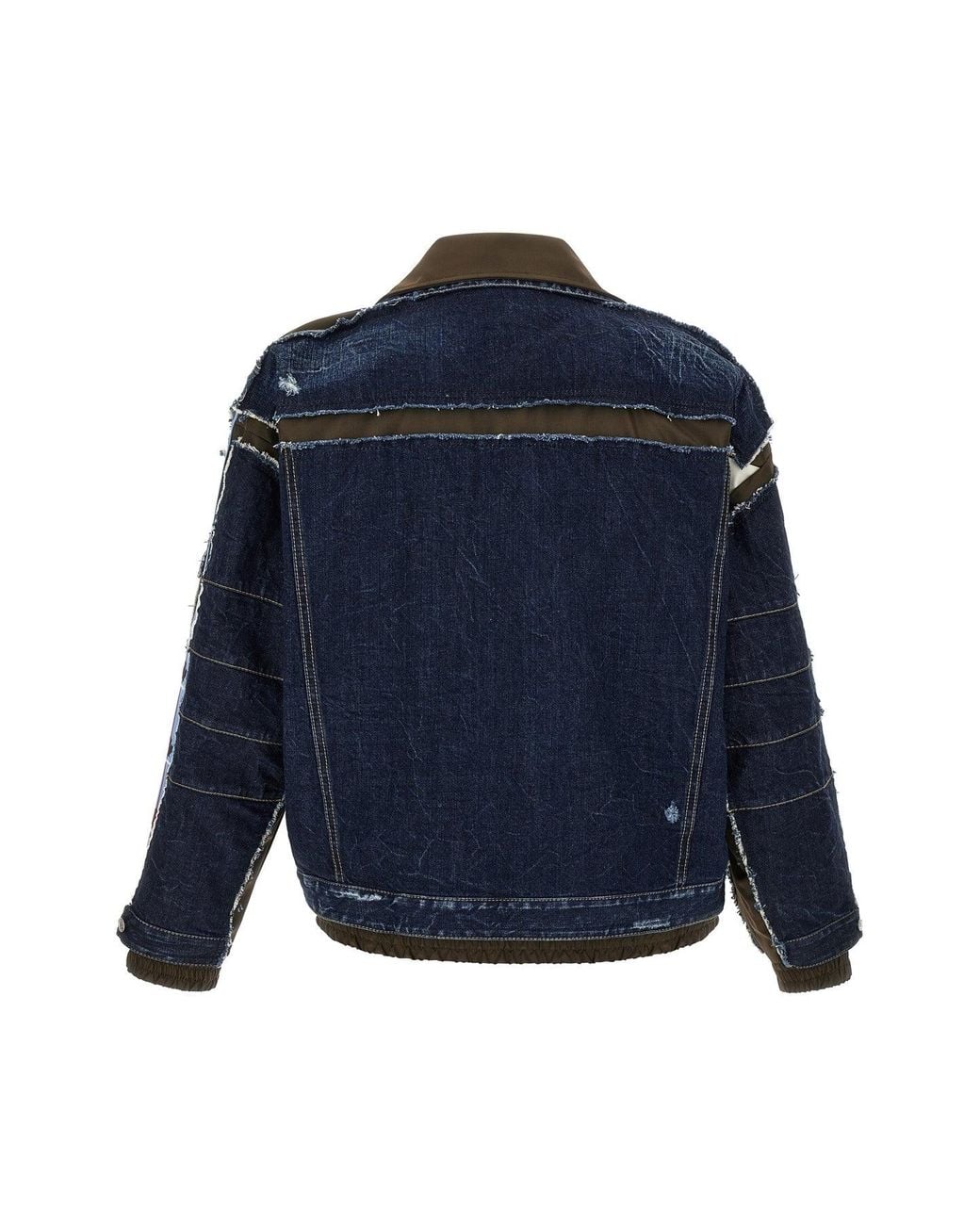 DSquared² Blue Multilayer Denim Jacket for men