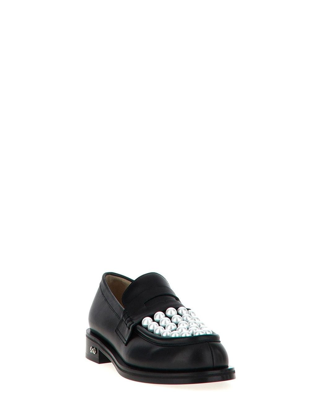 Mach & Mach Black 'Sirene' Loafers